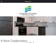 Tablet Screenshot of elkridgeestates.net